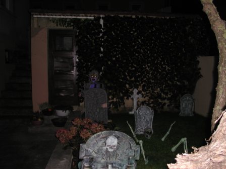 The Graveyard at night